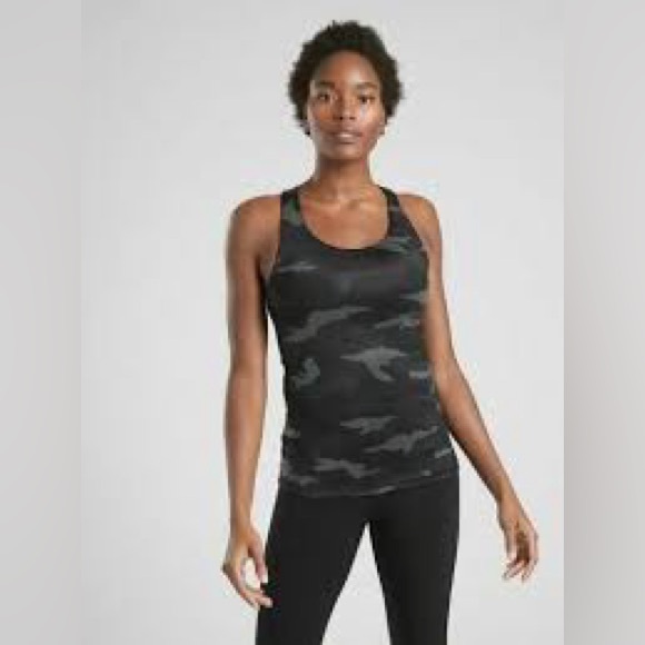 Athleta Tops - ATHLETA Contender Support Bra Camo Tank Top size Small Activewear Workout